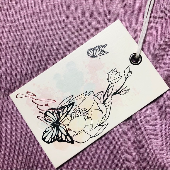 Pink Tunic with Tied Cold Shoulders and Side Split - Picture 4 of 6